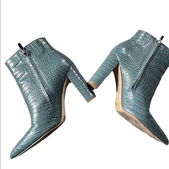 Sam Edelman Leather Pointed Toe Ankle Boots Size 8 - Picture 2 of 7